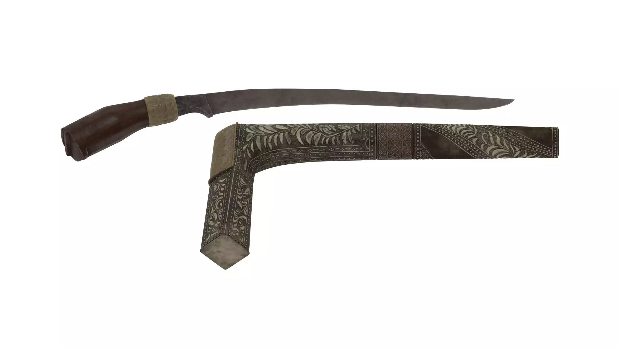 Sewar Dagger  Low-poly 3D model_0