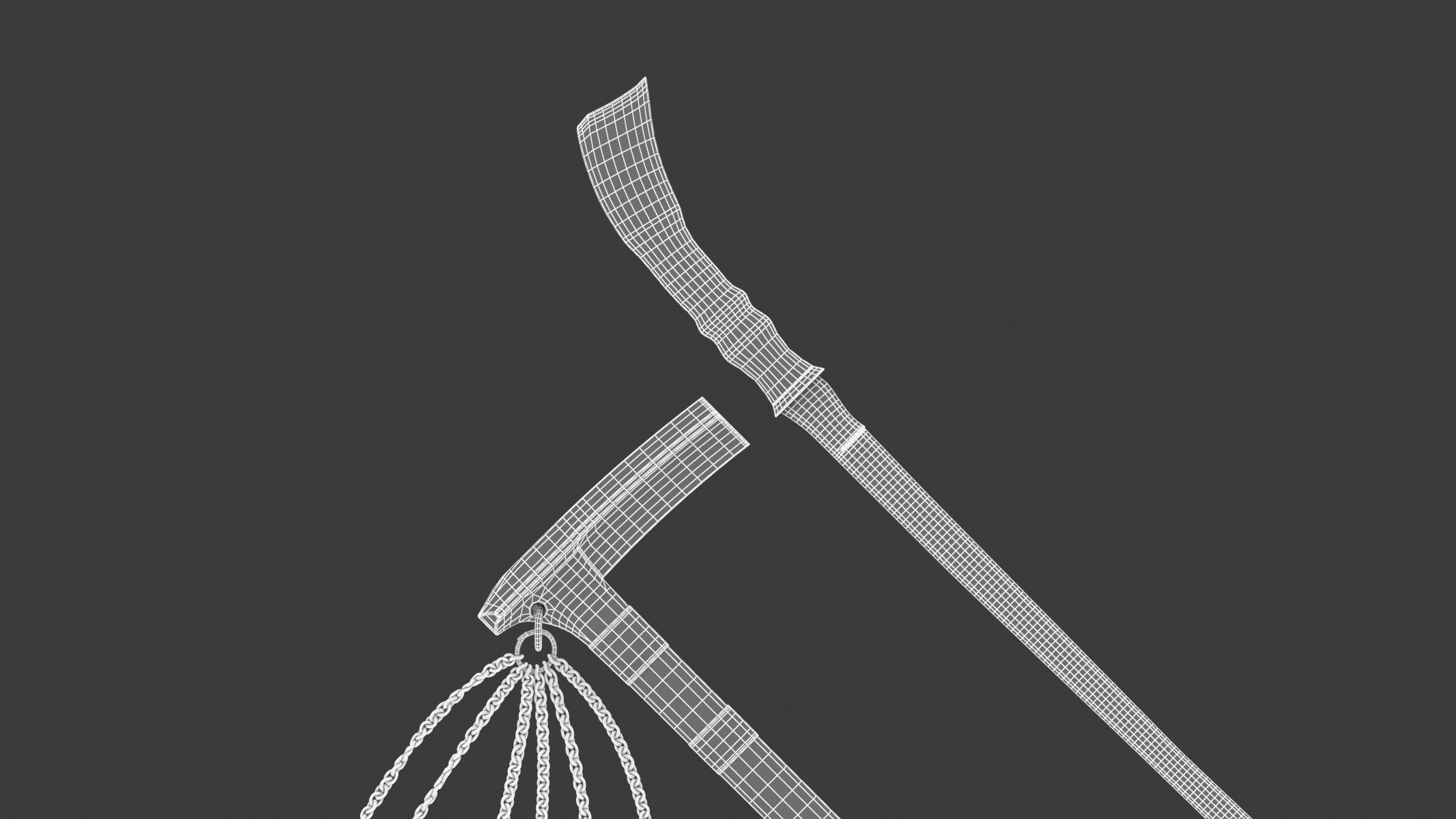 Si Euli Knife Low-poly 3D model_16