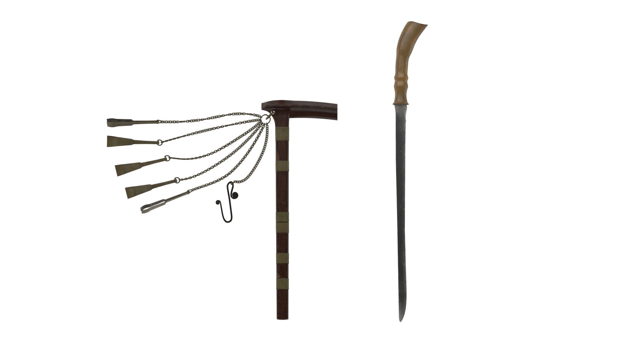 Si Euli Knife Low-poly 3D model_4