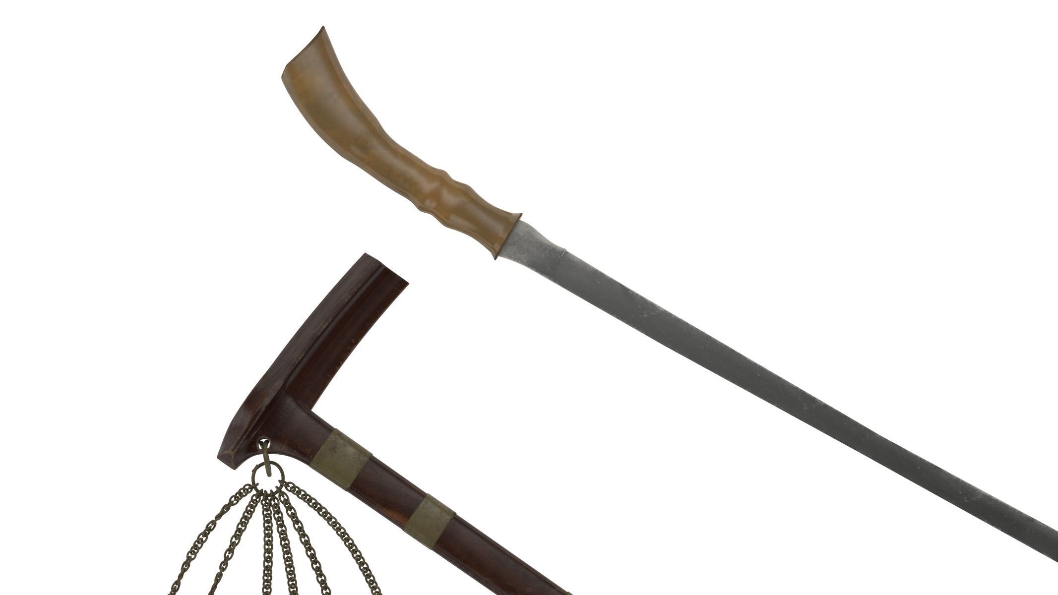 Si Euli Knife Low-poly 3D model_6