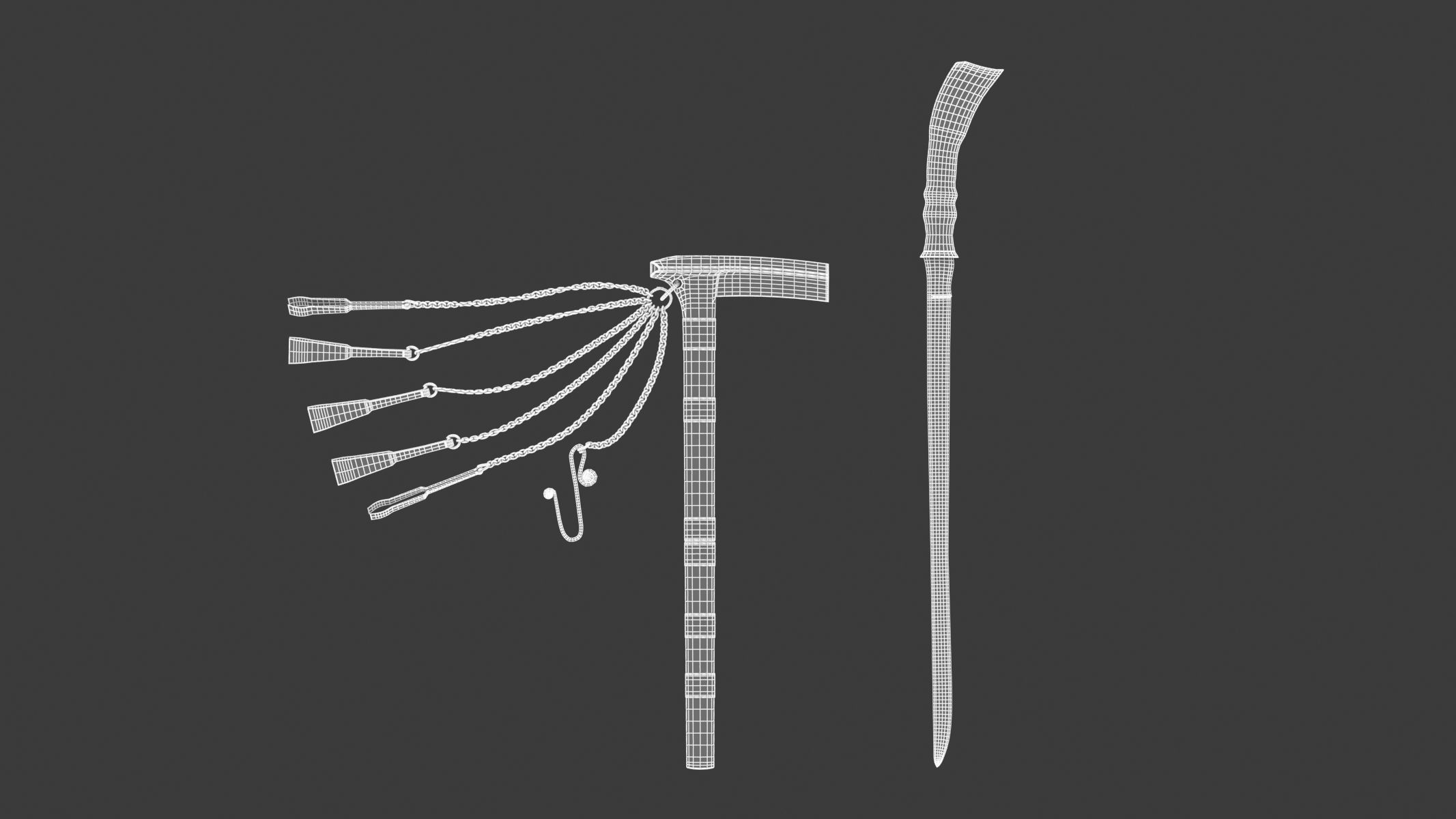 Si Euli Knife Low-poly 3D model_14