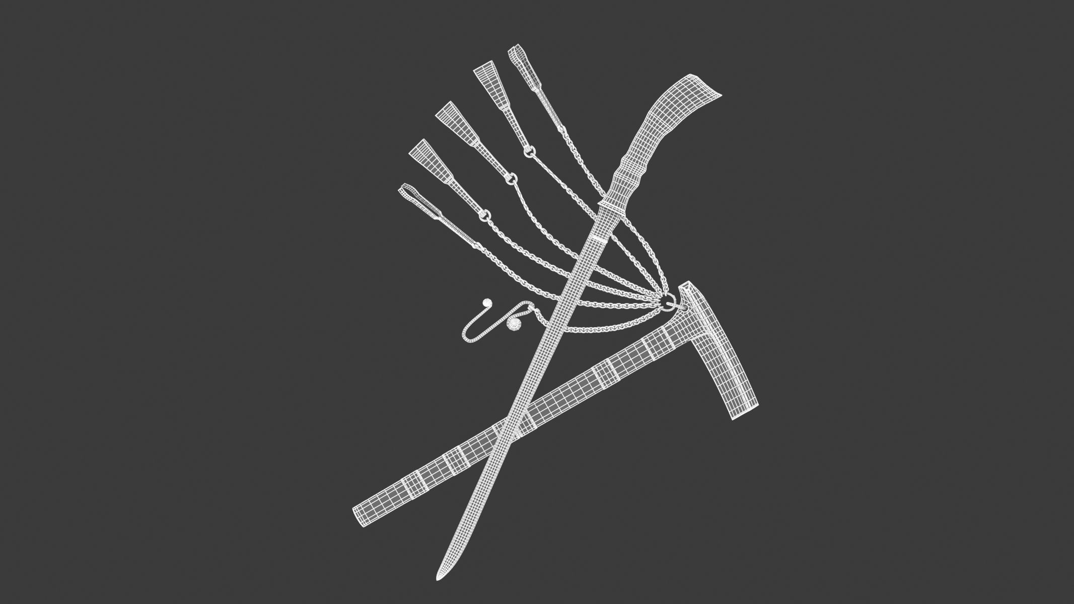 Si Euli Knife Low-poly 3D model_15