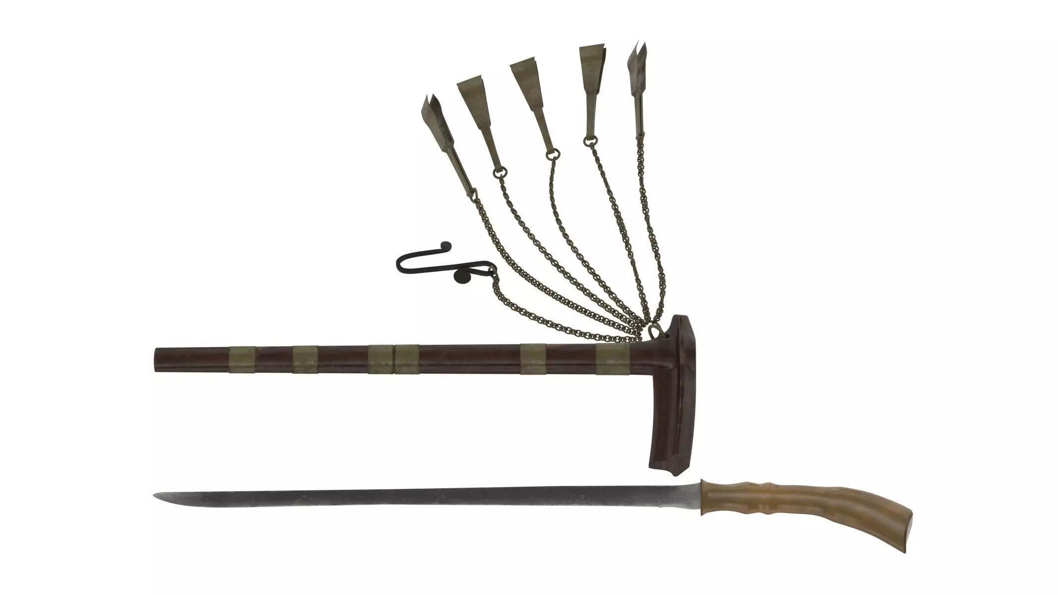 Si Euli Knife Low-poly 3D model_0