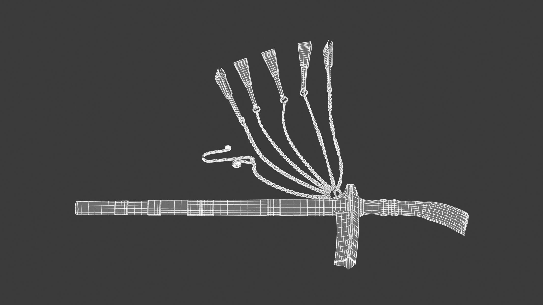 Si Euli Knife Low-poly 3D model_13