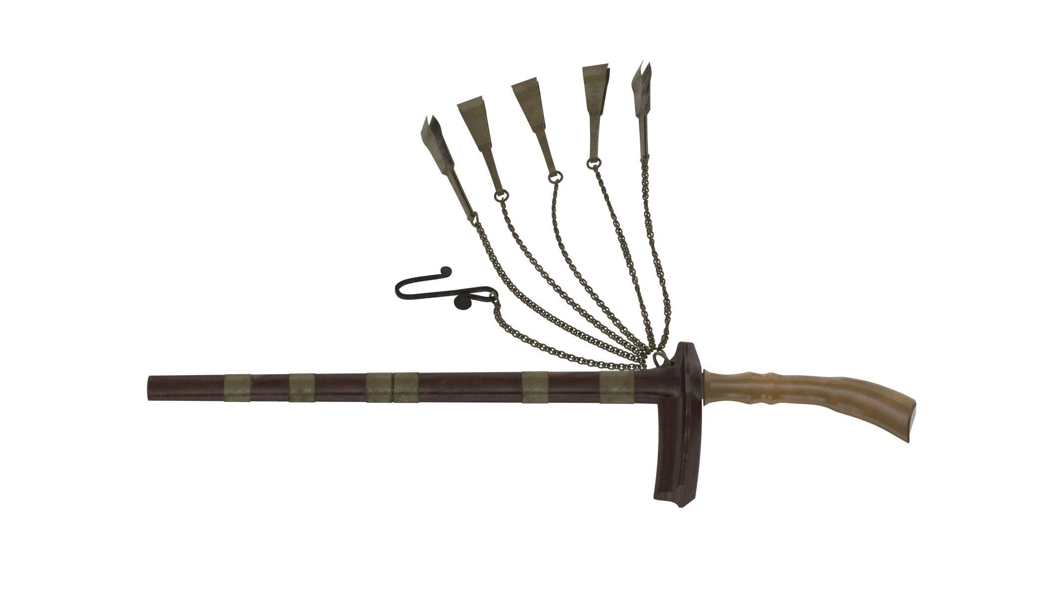 Si Euli Knife Low-poly 3D model_3