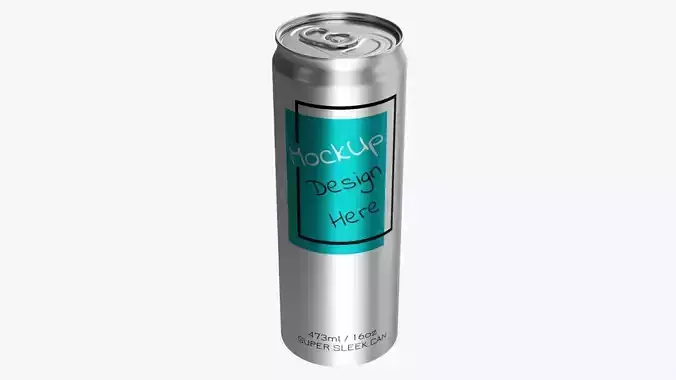 Super sleek beverage can 473 ml 16 oz