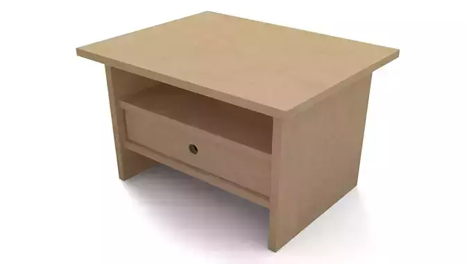 Cardboard Bedside Table KRUMEL