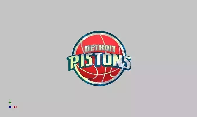 DETROIT PISTON BADGE LOGO