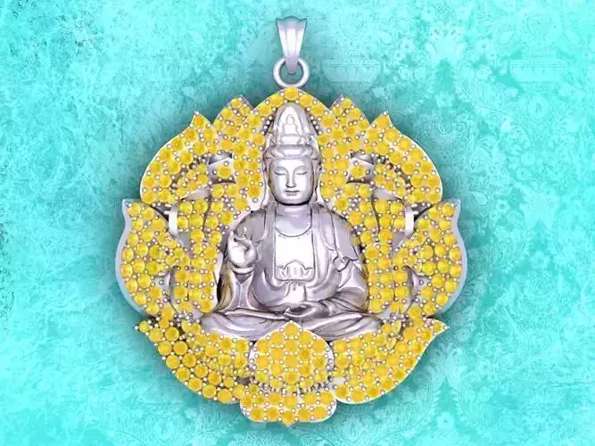 Buddha Guan Yin Pendant