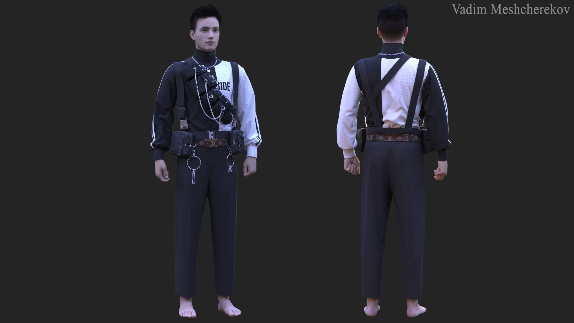 Male Streetwear 5 3D model_3