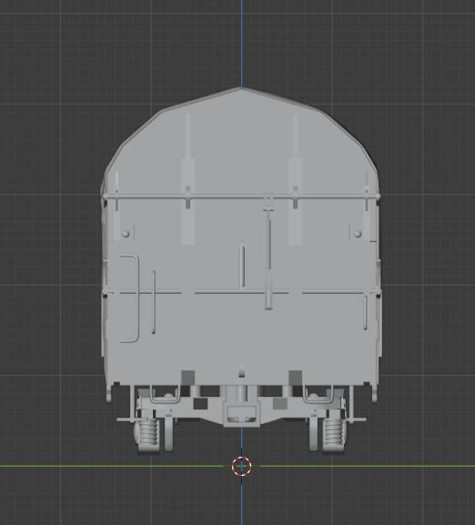 Pre supported H0 1-87 scale Rins 655 freight car 3D print model_10