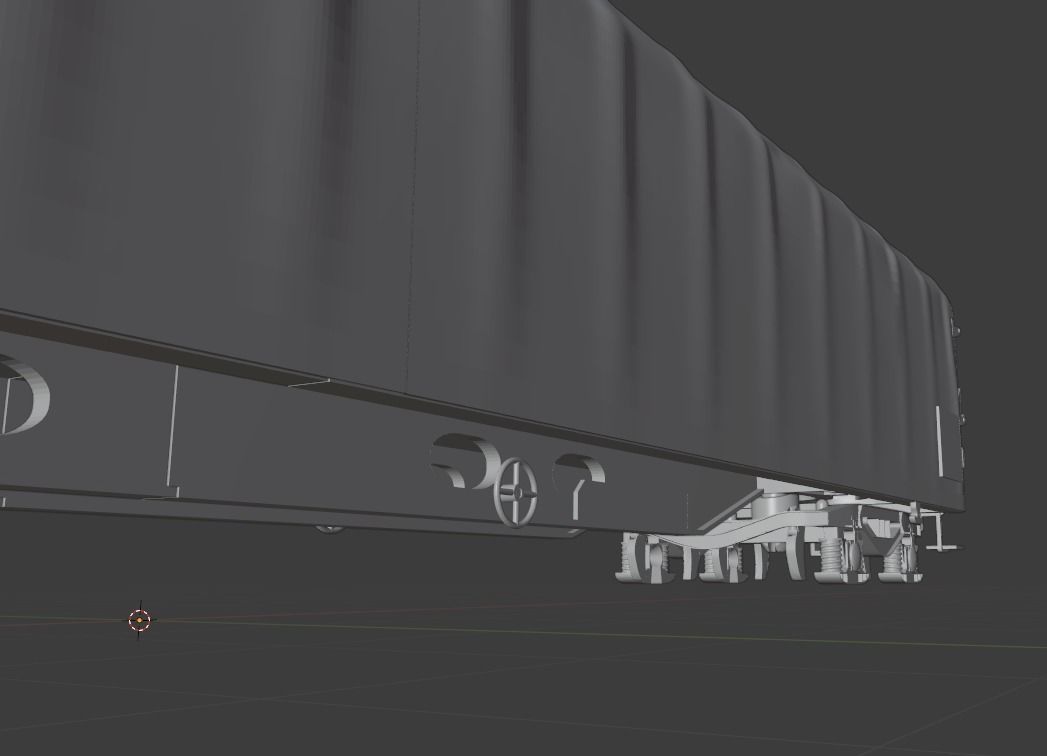 Pre supported H0 1-87 scale Rins 655 freight car 3D print model_12