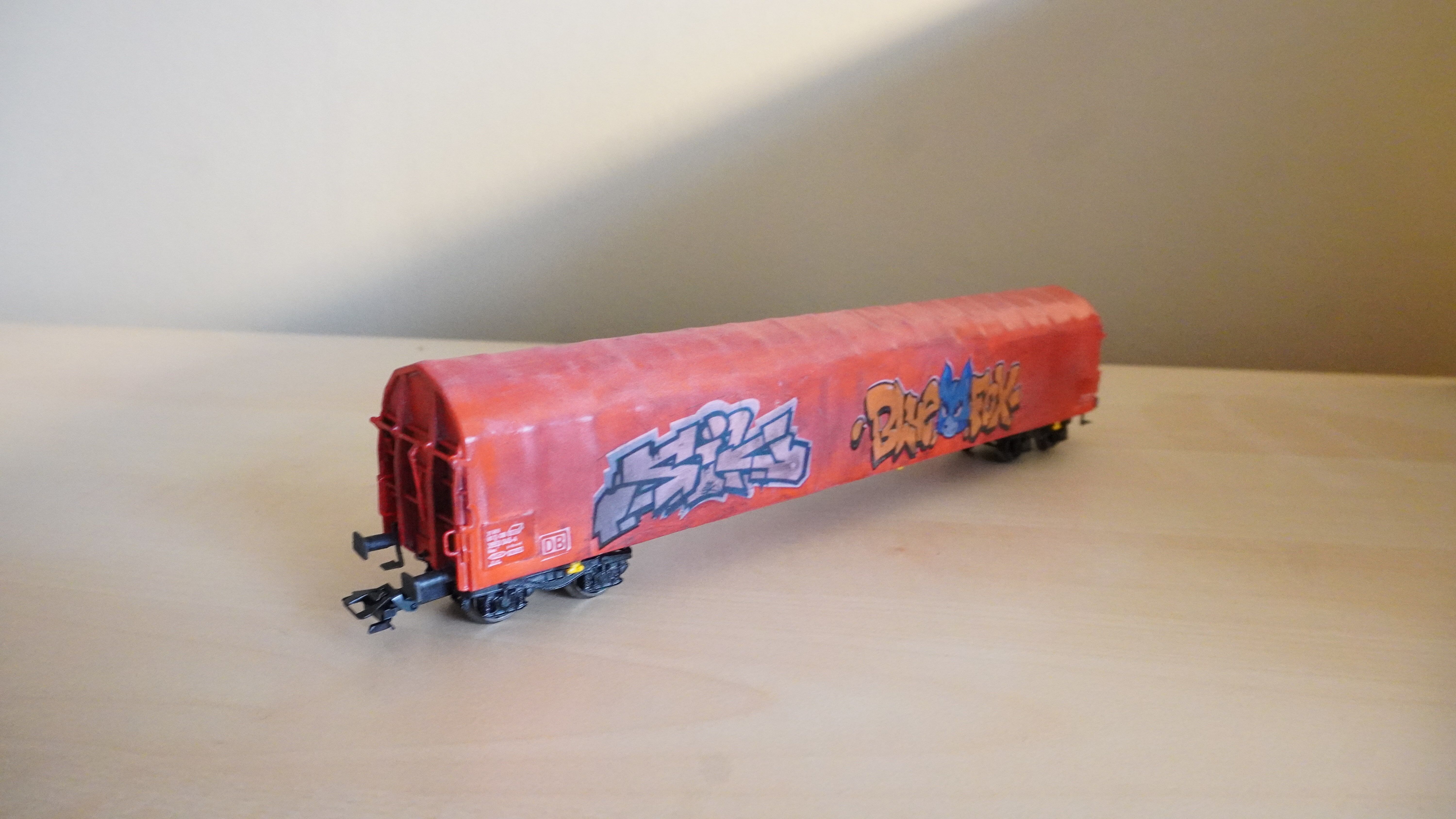 Pre supported H0 1-87 scale Rins 655 freight car 3D print model_2