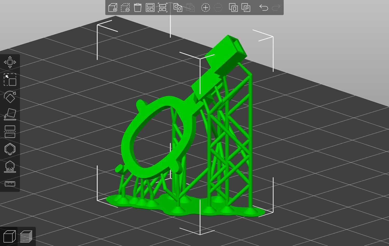 Pre supported H0 1-87 scale Rins 655 freight car 3D print model_16