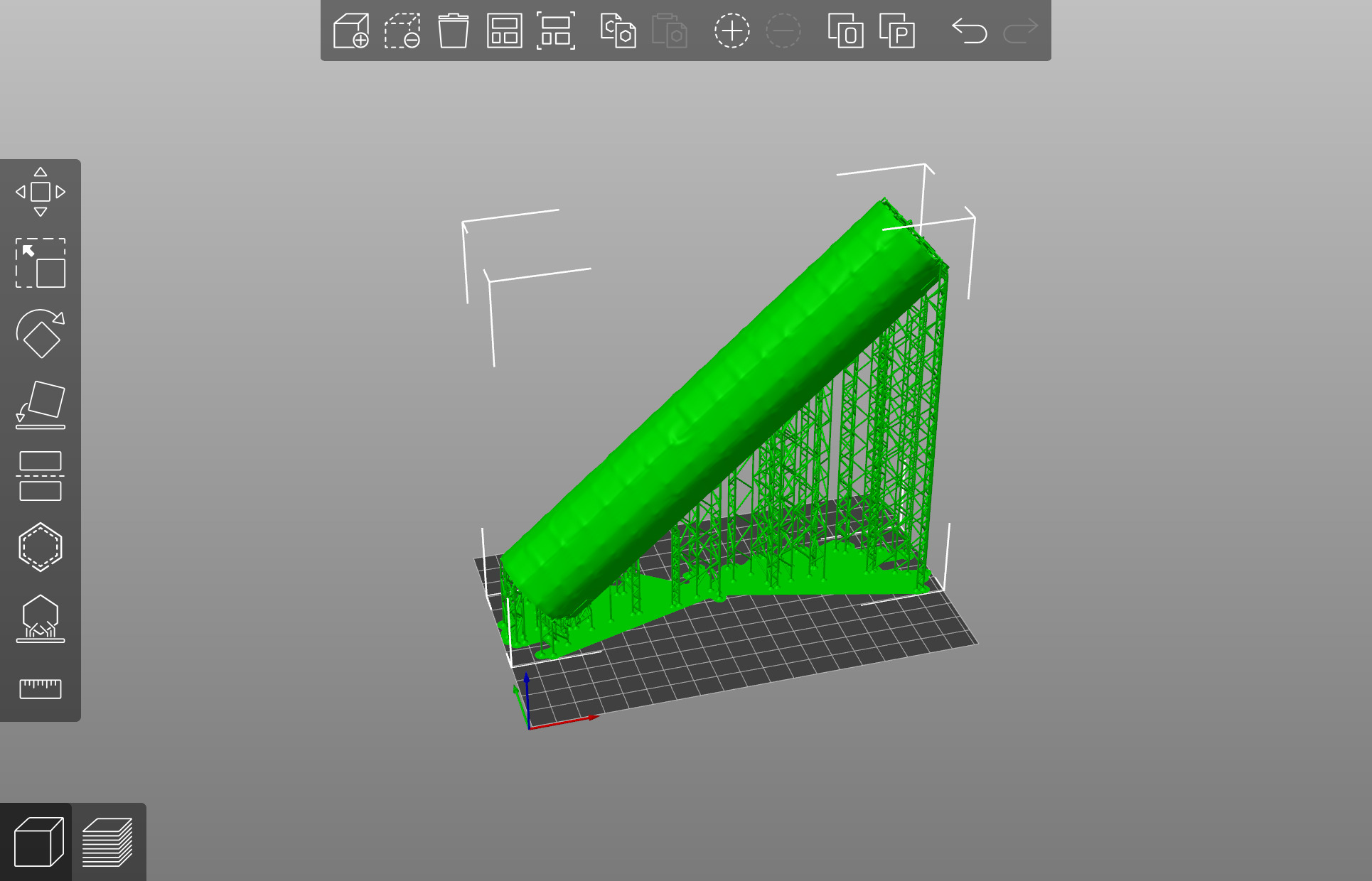 Pre supported H0 1-87 scale Rins 655 freight car 3D print model_22