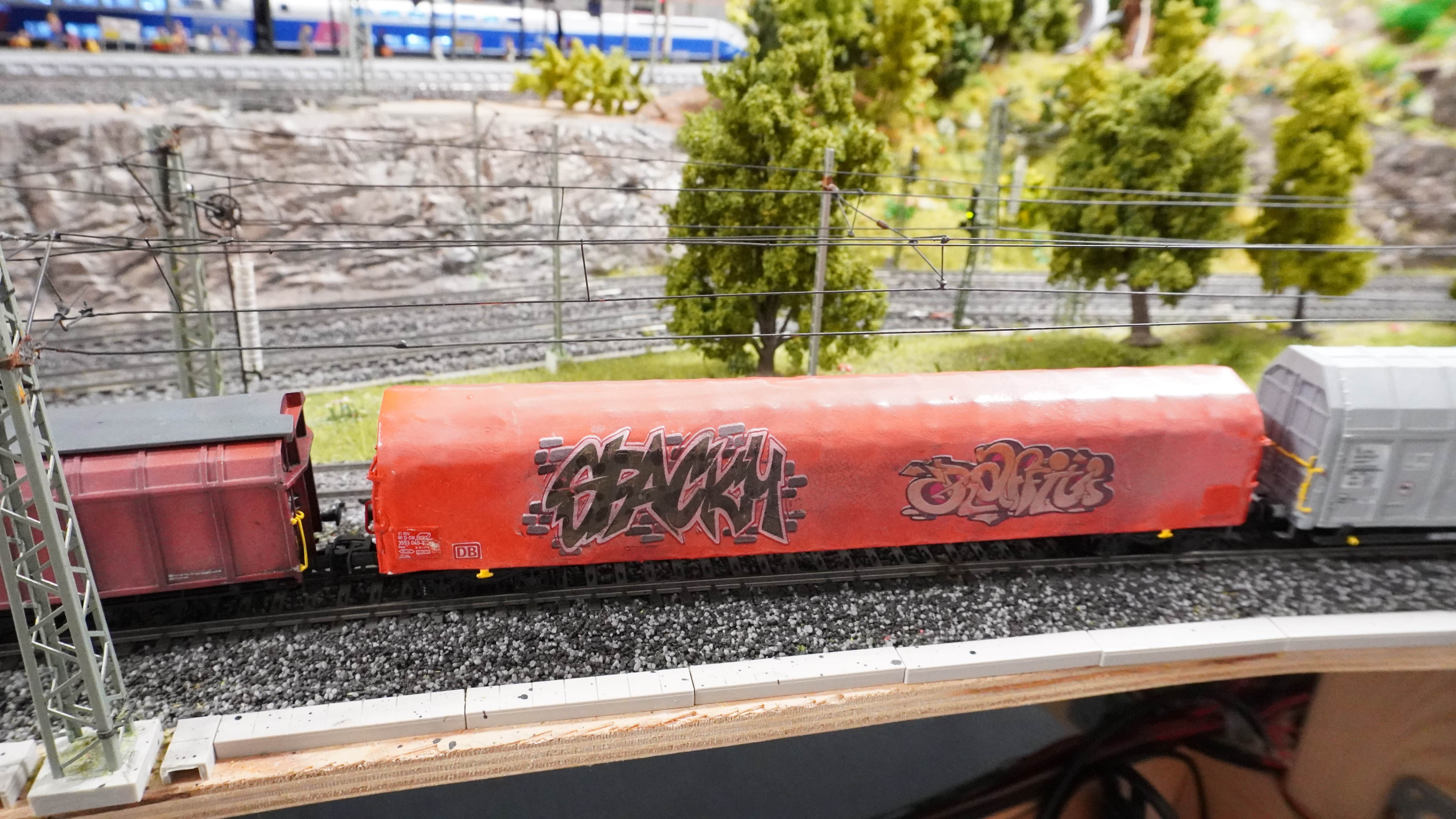 Pre supported H0 1-87 scale Rins 655 freight car 3D print model_4