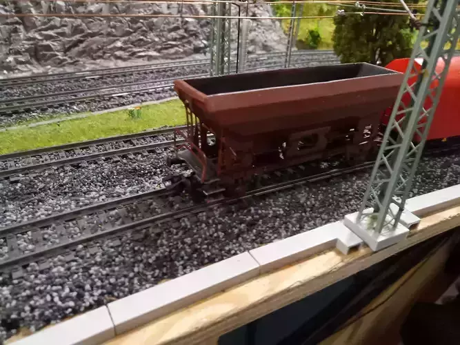 H0 1-87 scale OTMM 70 freight car 3D print model