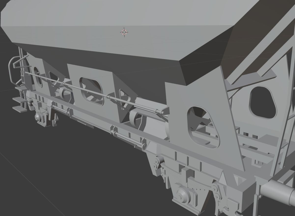 H0 1-87 scale OTMM 70 freight car 3D print model_13