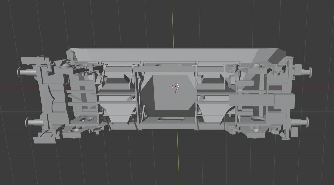 H0 1-87 scale OTMM 70 freight car 3D print model_8