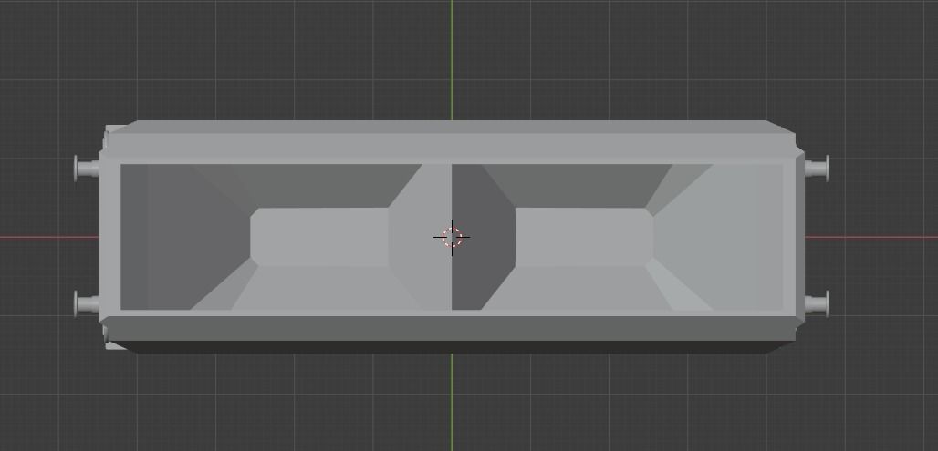 H0 1-87 scale OTMM 70 freight car 3D print model_14