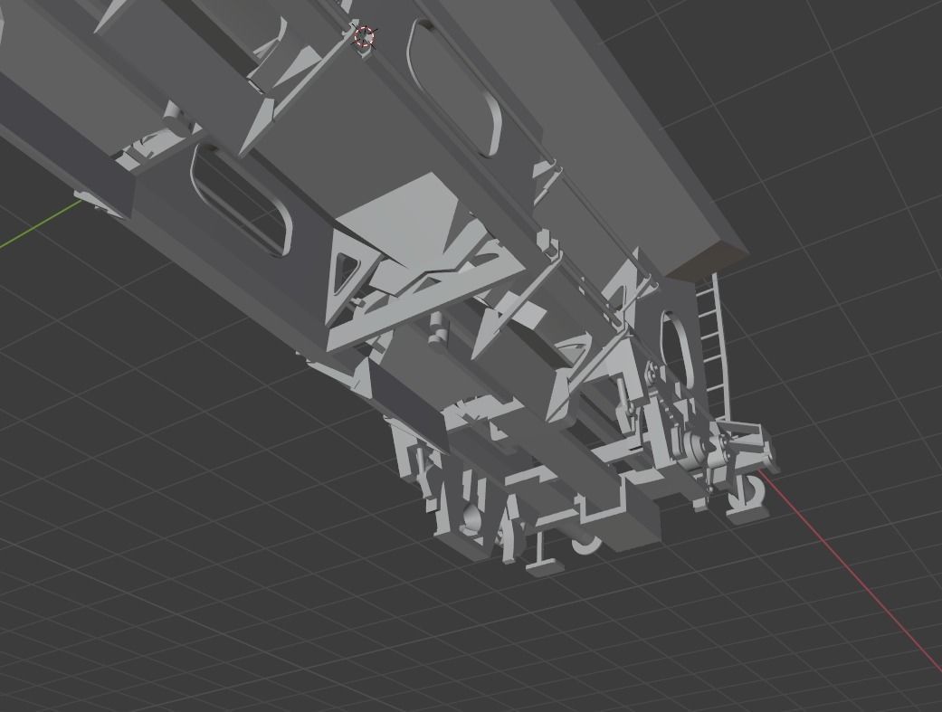 H0 1-87 scale OTMM 70 freight car 3D print model_12