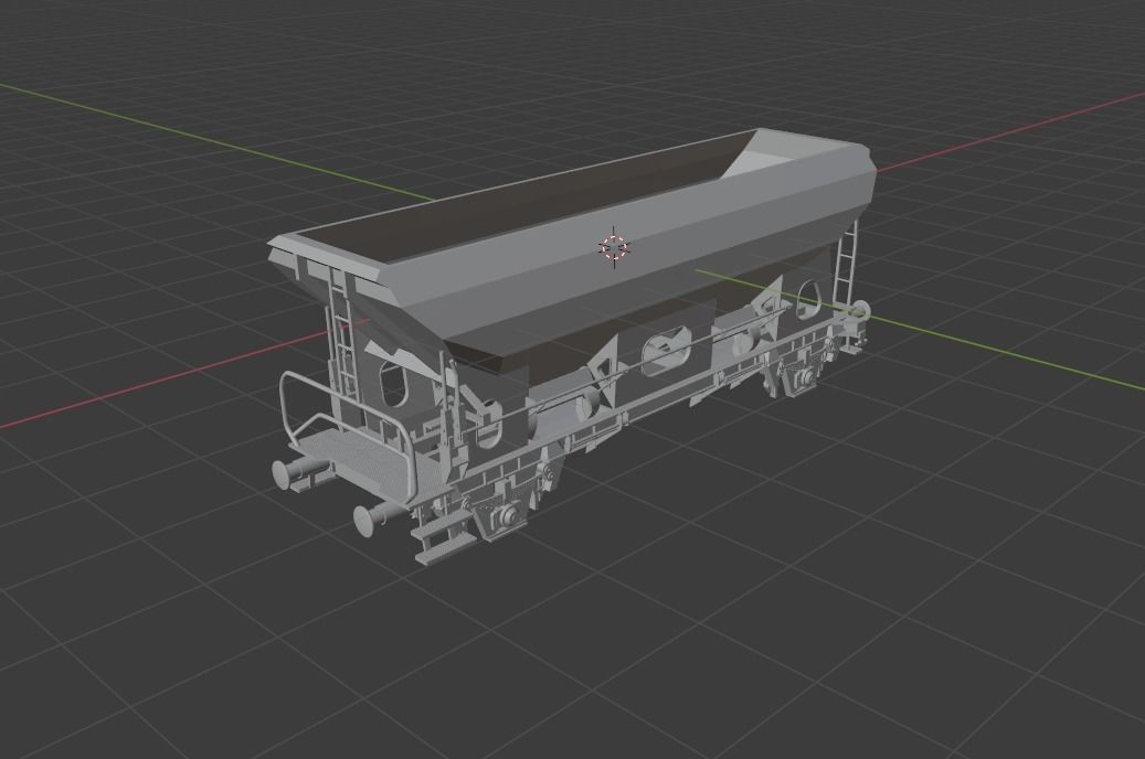 H0 1-87 scale OTMM 70 freight car 3D print model_6