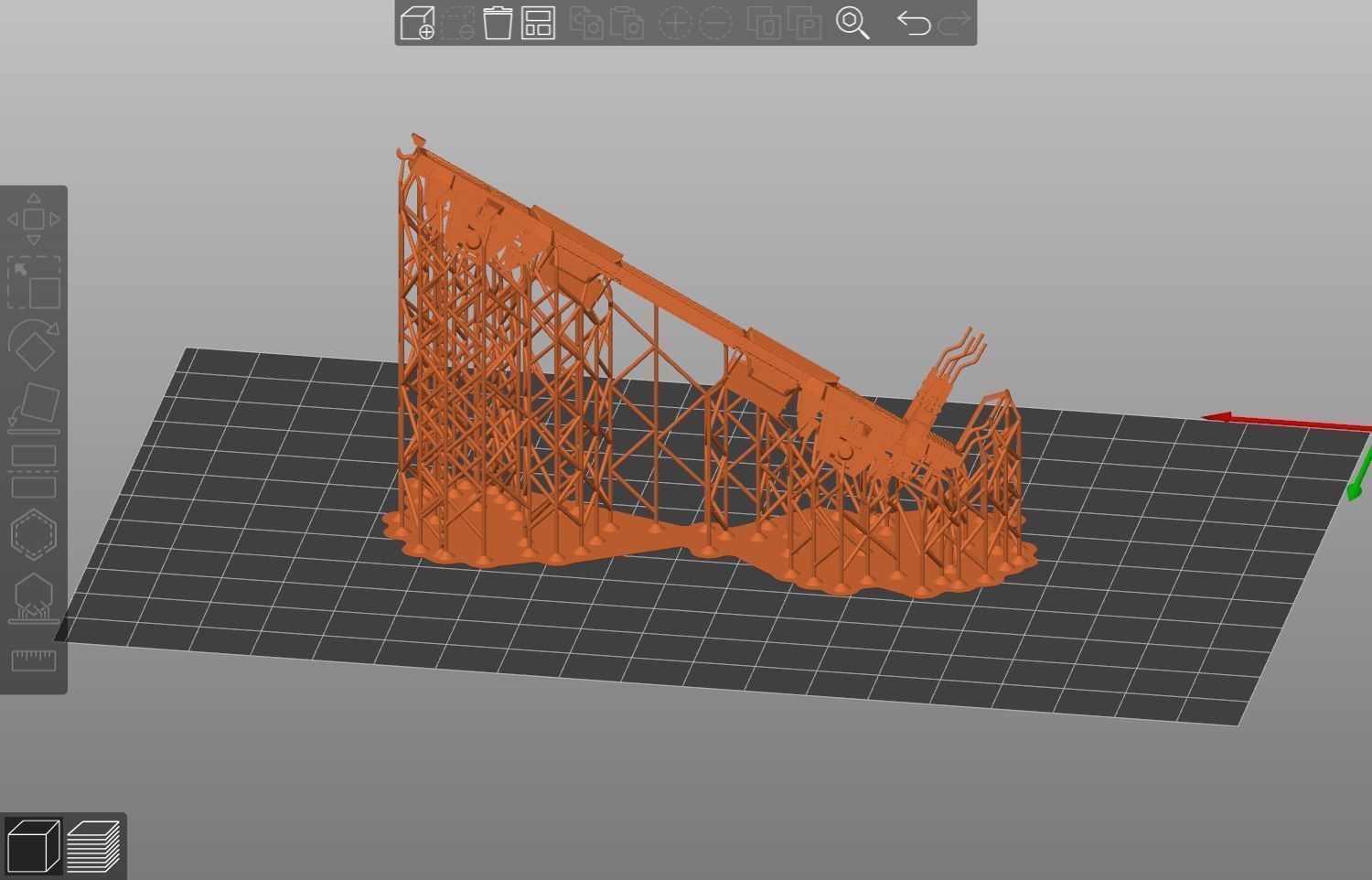 Pre supported H0 1-87 scale Tds self-unloading car 3D print model_20