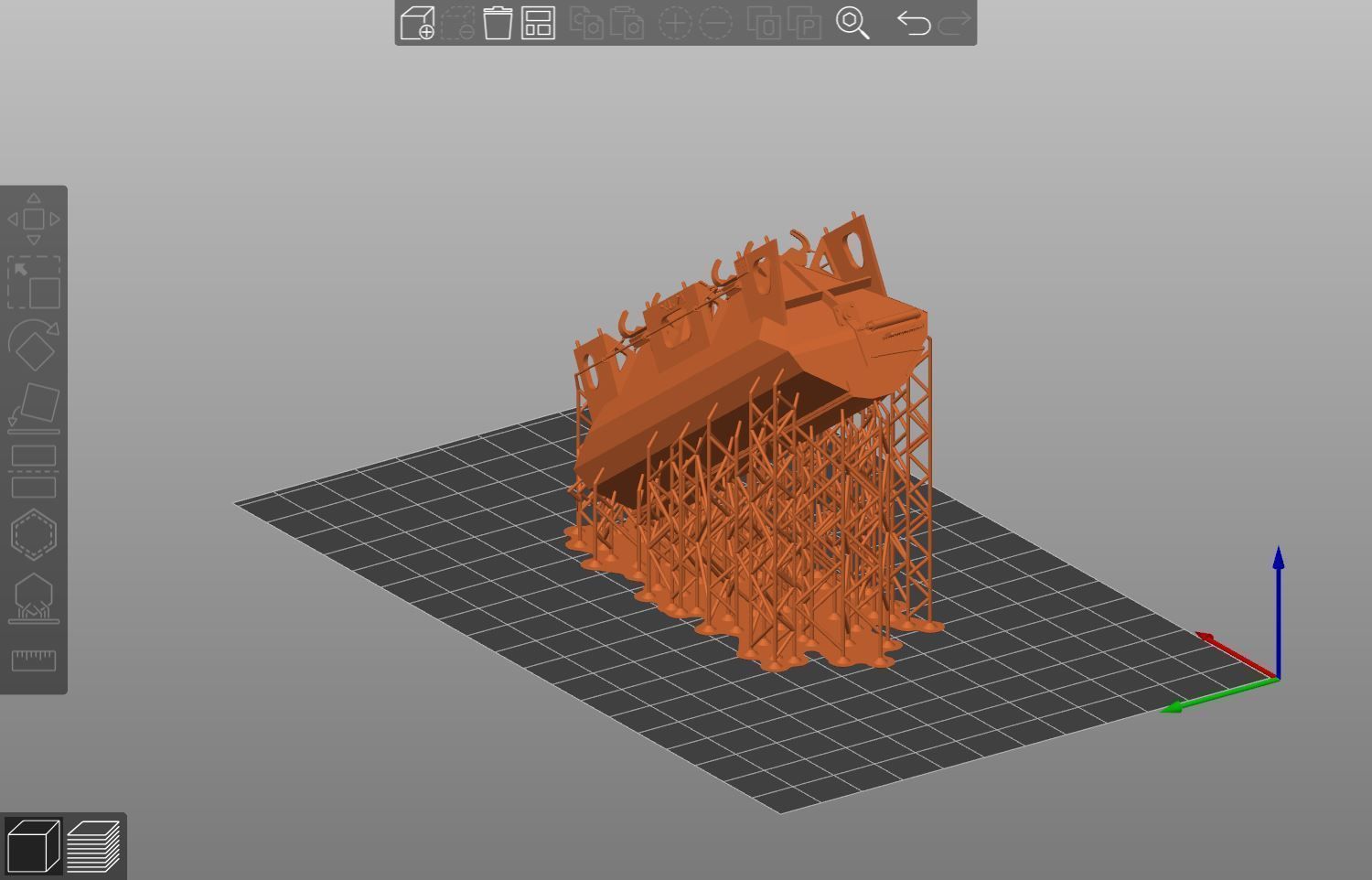 Pre supported H0 1-87 scale Tds self-unloading car 3D print model_19