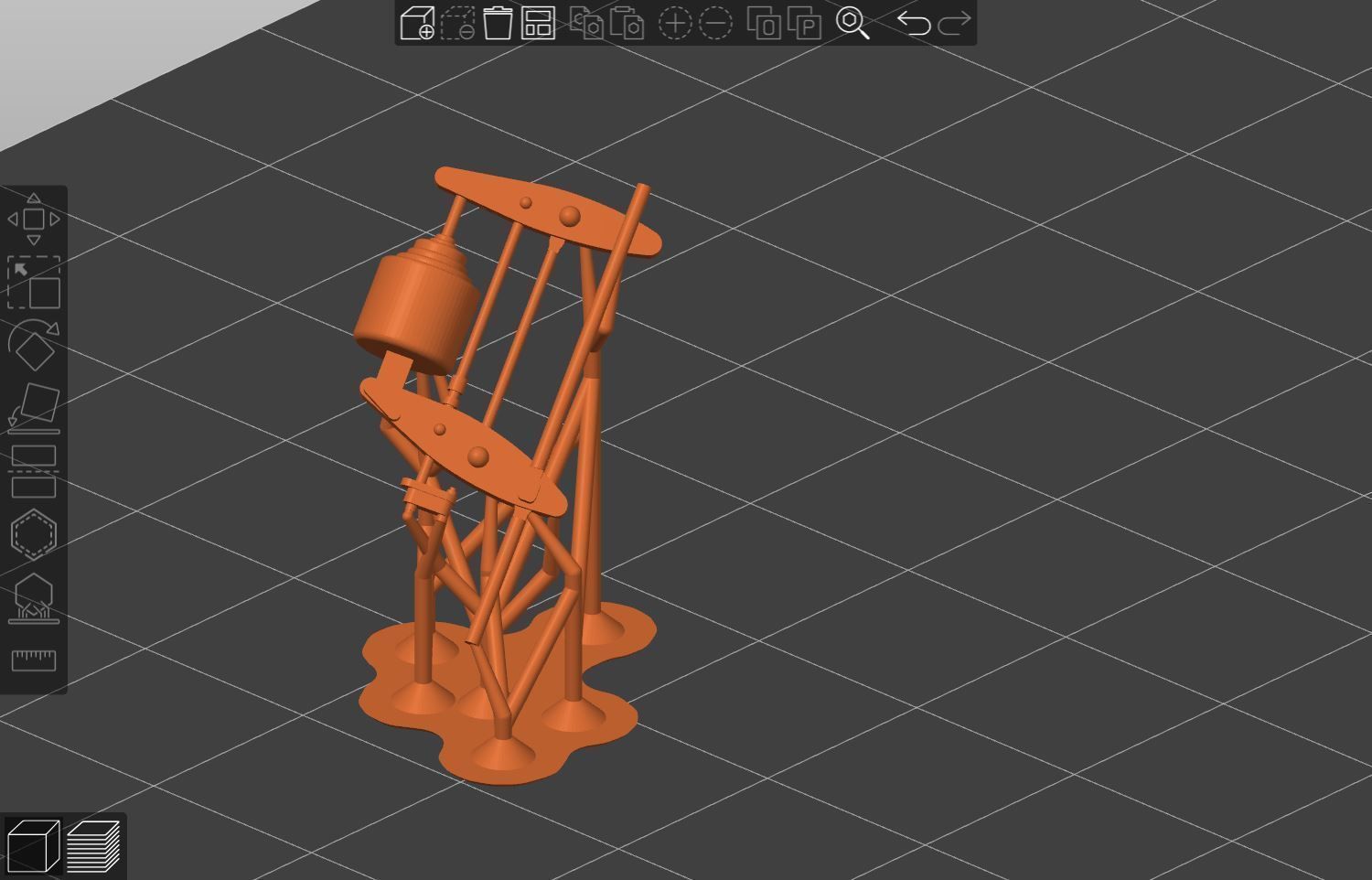 Pre supported H0 1-87 scale Tds self-unloading car 3D print model_21