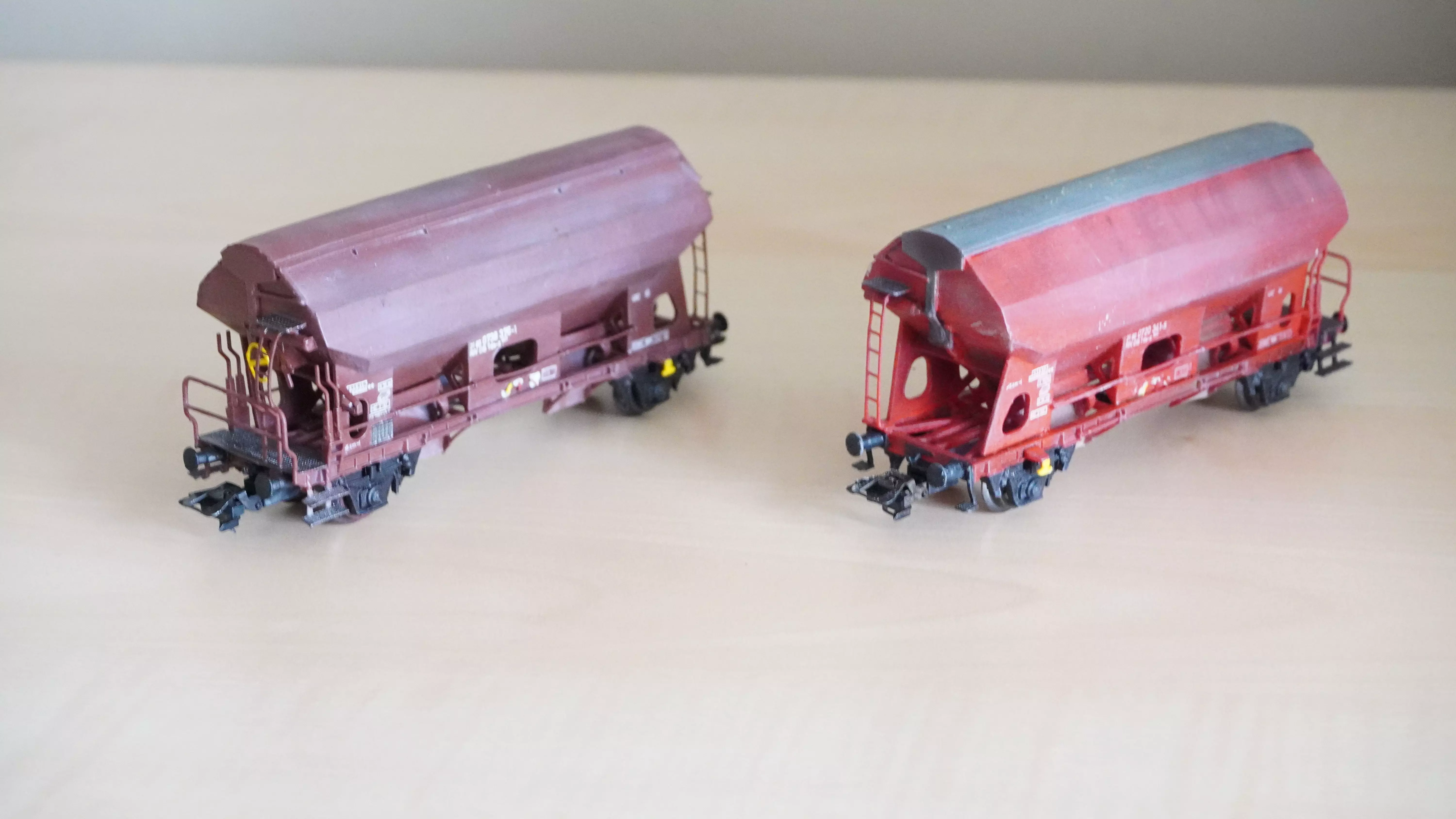 Pre supported H0 1-87 scale Tds self-unloading car 3D print model_0