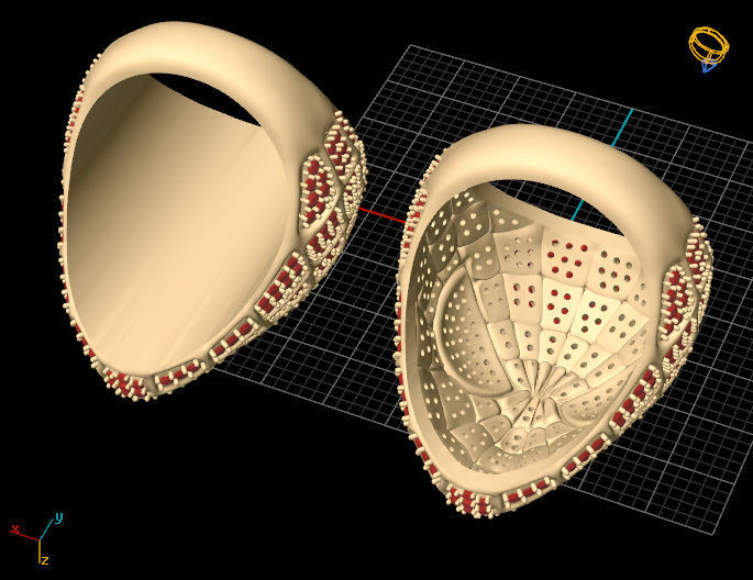 Spider-Man ring Silver Gold  Print 3D print model_7