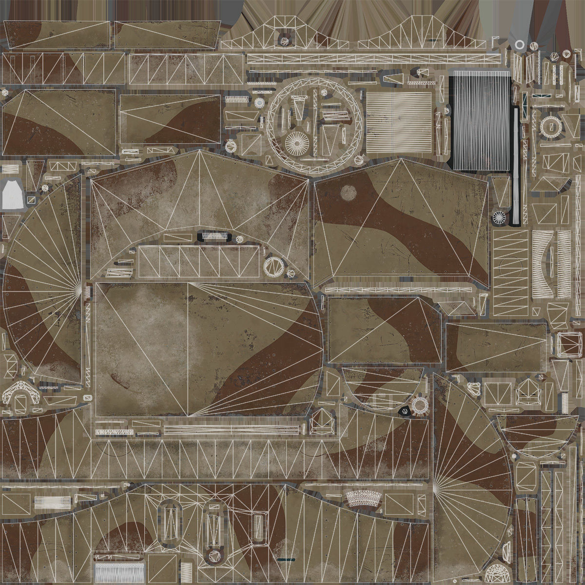 Vickers Medium Mk II Low-poly 3D model_18