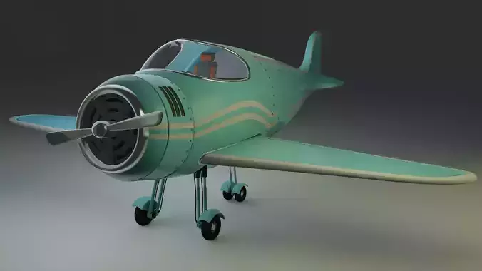Small Aeroplane 3D model