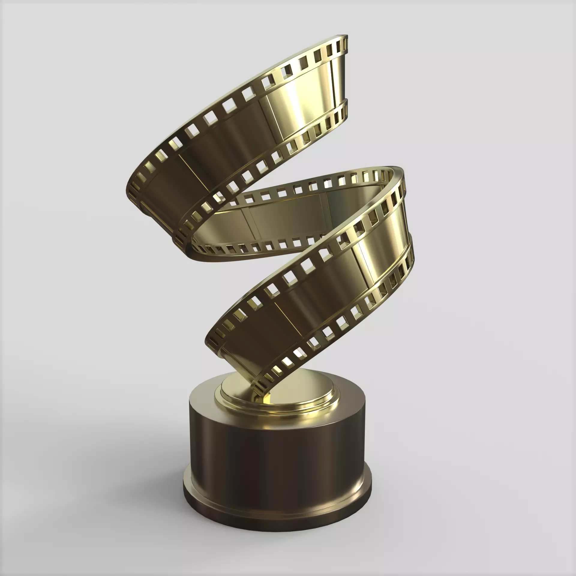 Golden Film Award Movie 3D model_0