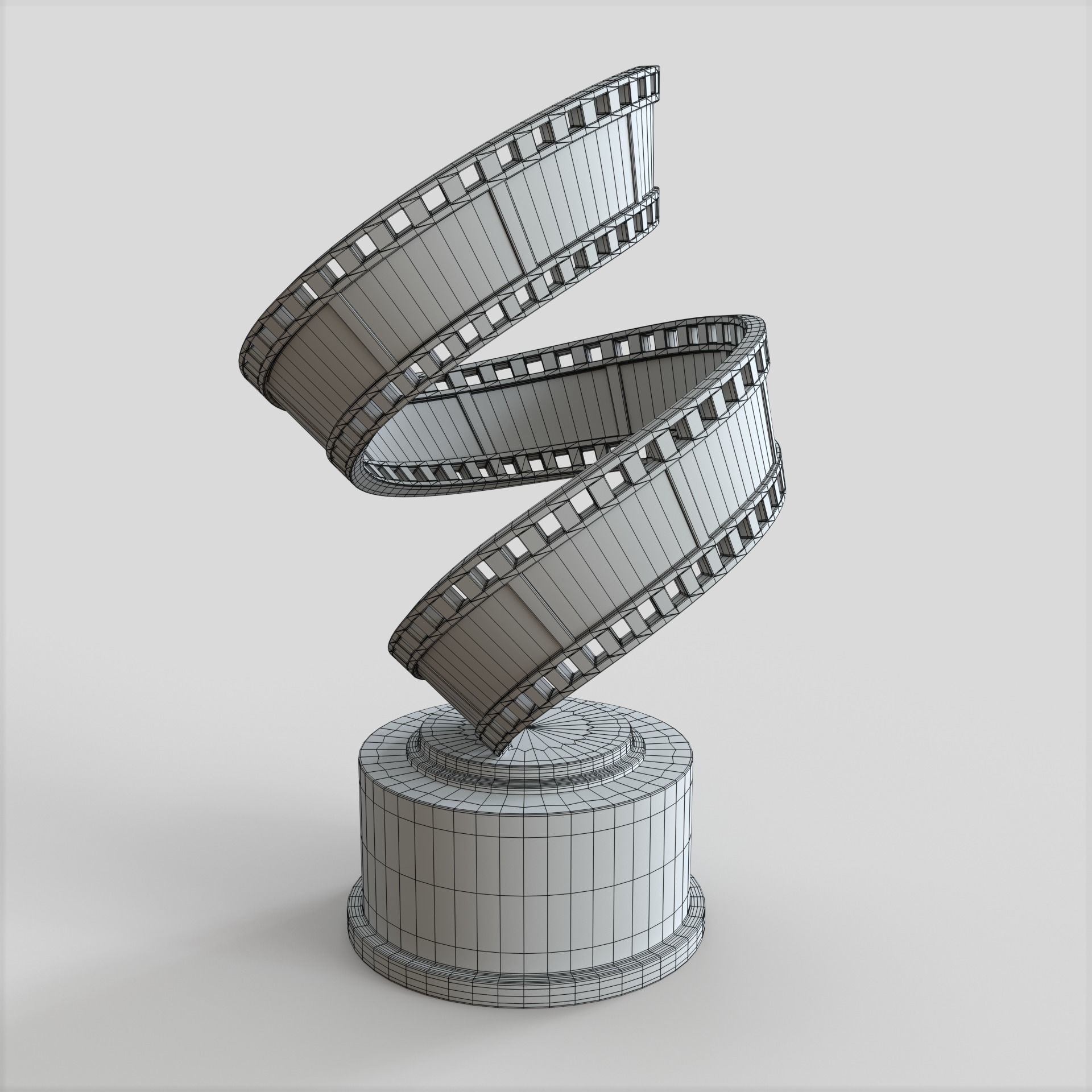 Golden Film Award Movie 3D model_10