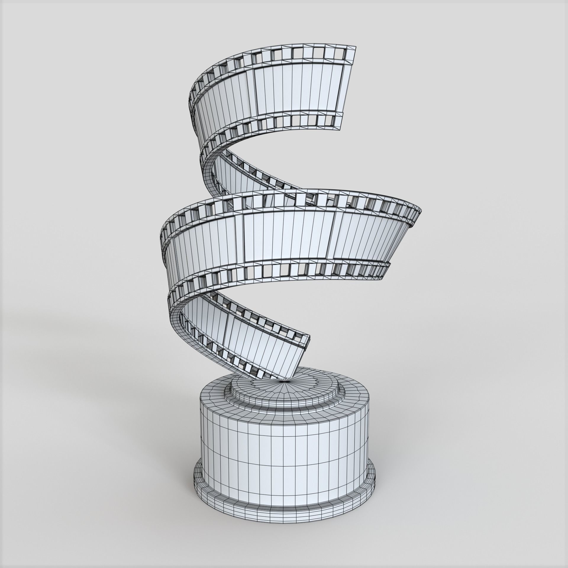 Golden Film Award Movie 3D model_11