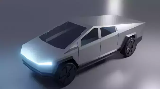 Cyberpunk Modular Cybertruck car