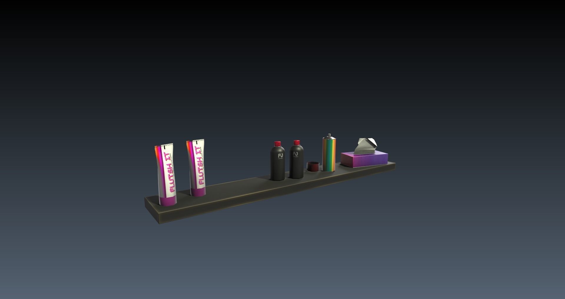 Low-Poly Brothel Pack Low-poly 3D model_28