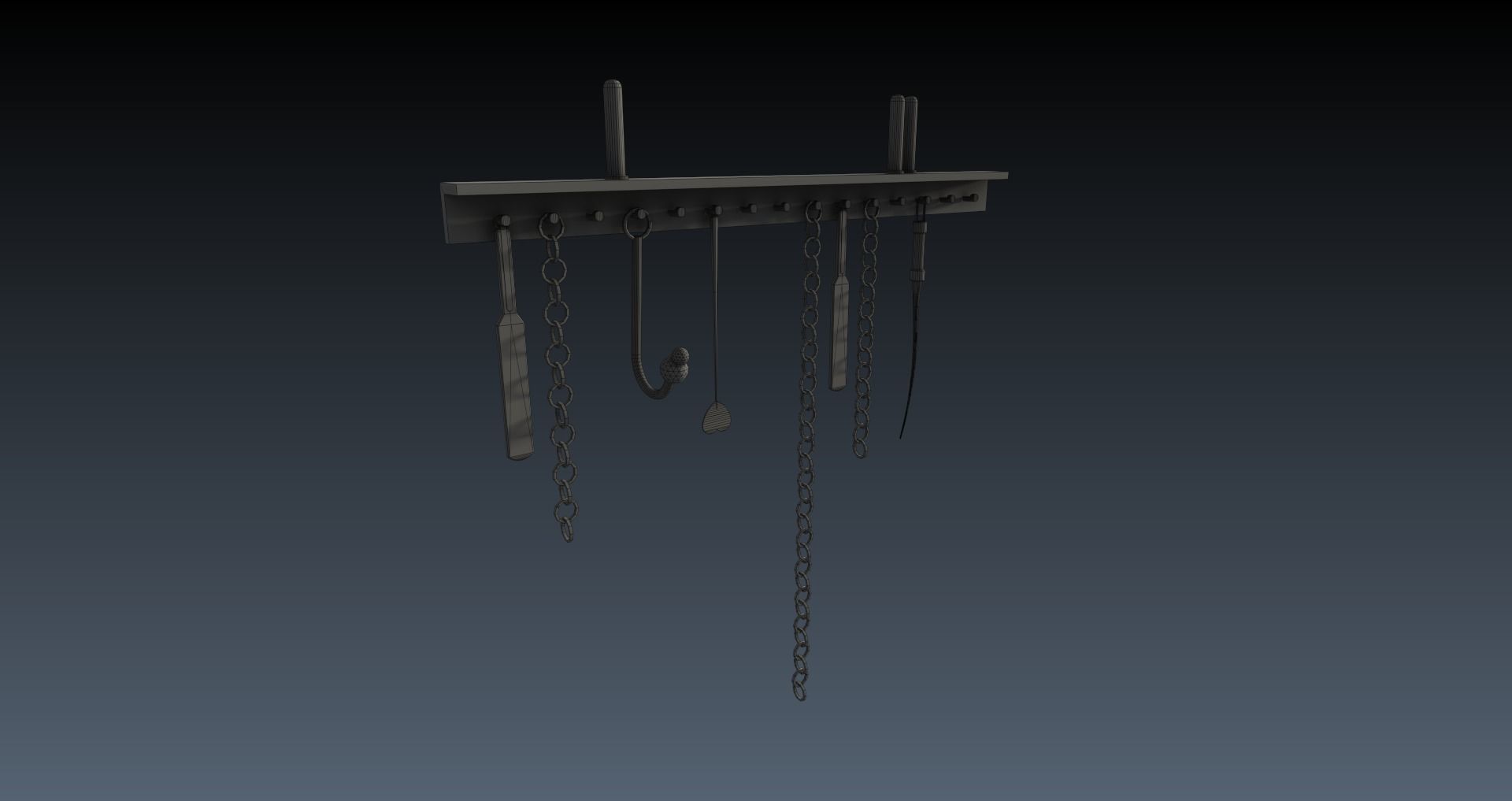 Low-Poly Brothel Pack Low-poly 3D model_3