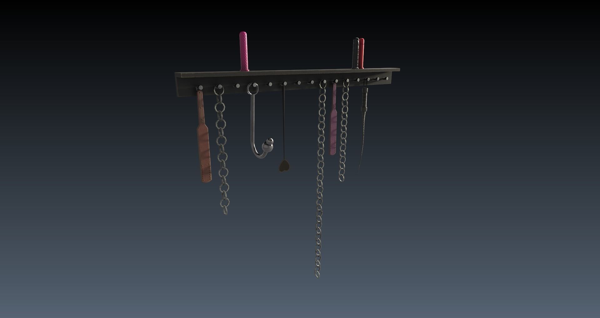 Low-Poly Brothel Pack Low-poly 3D model_2