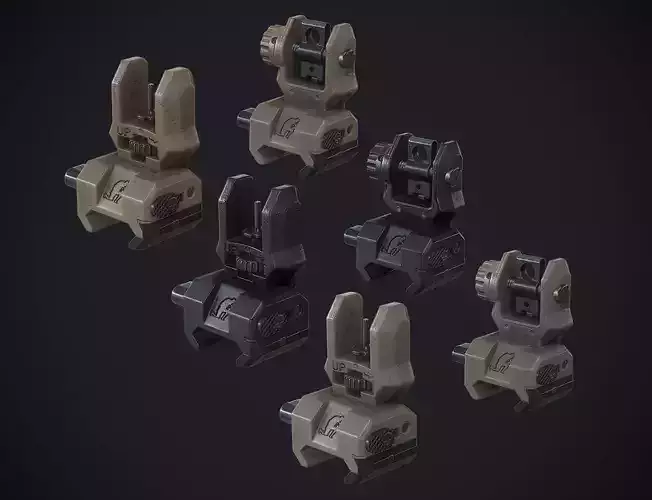 Command Arms Flip Rear Sight FRS