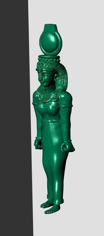 pendant statue of egyptian goddess 3D print model_40