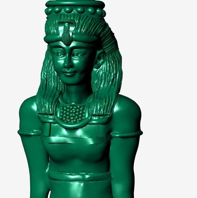 pendant statue of egyptian goddess 3D print model_8