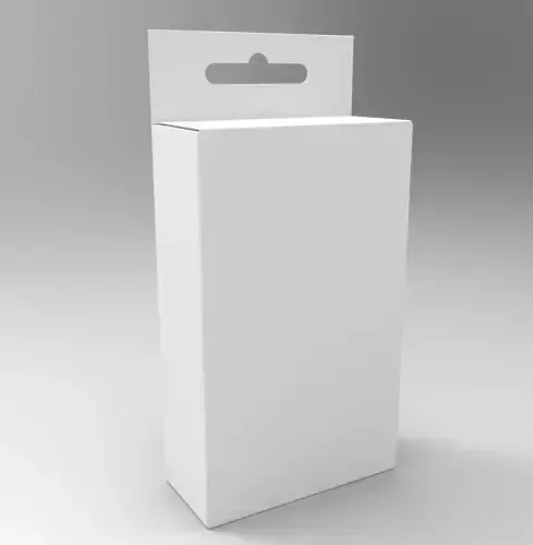 Packaging hanger box
