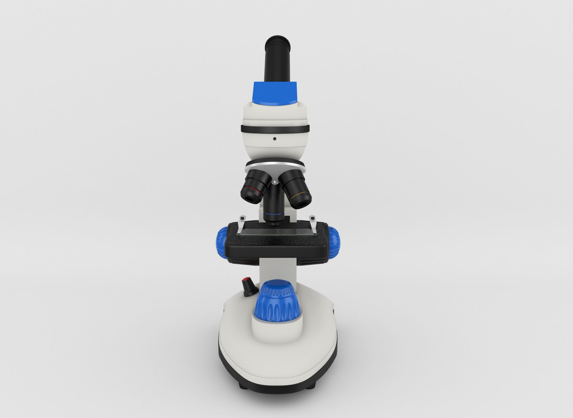 Optical Microscope 3D Model 3D model_3