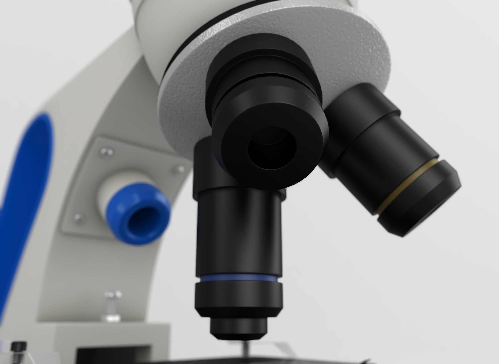 Optical Microscope 3D Model 3D model_1