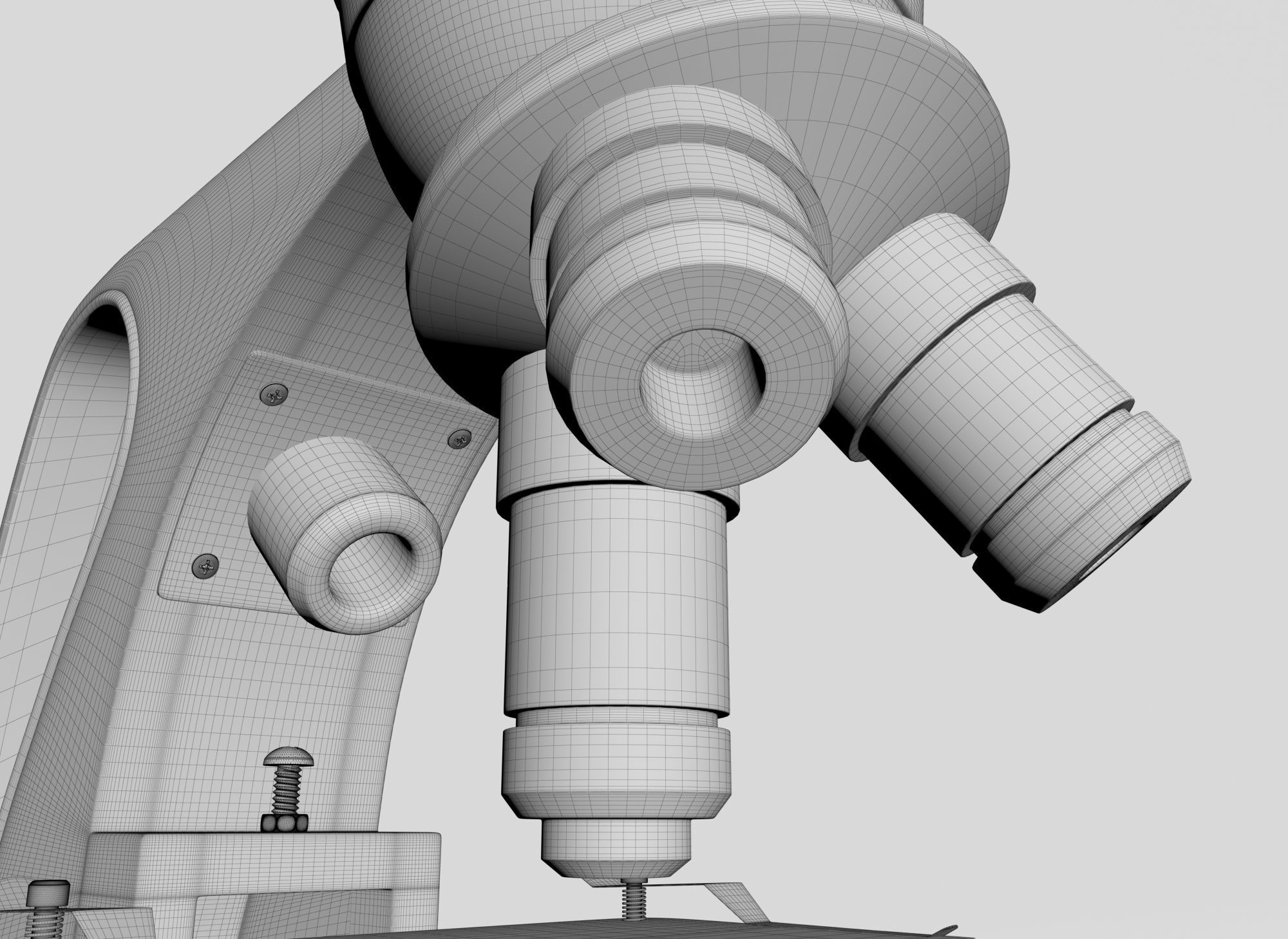 Optical Microscope 3D Model 3D model_5