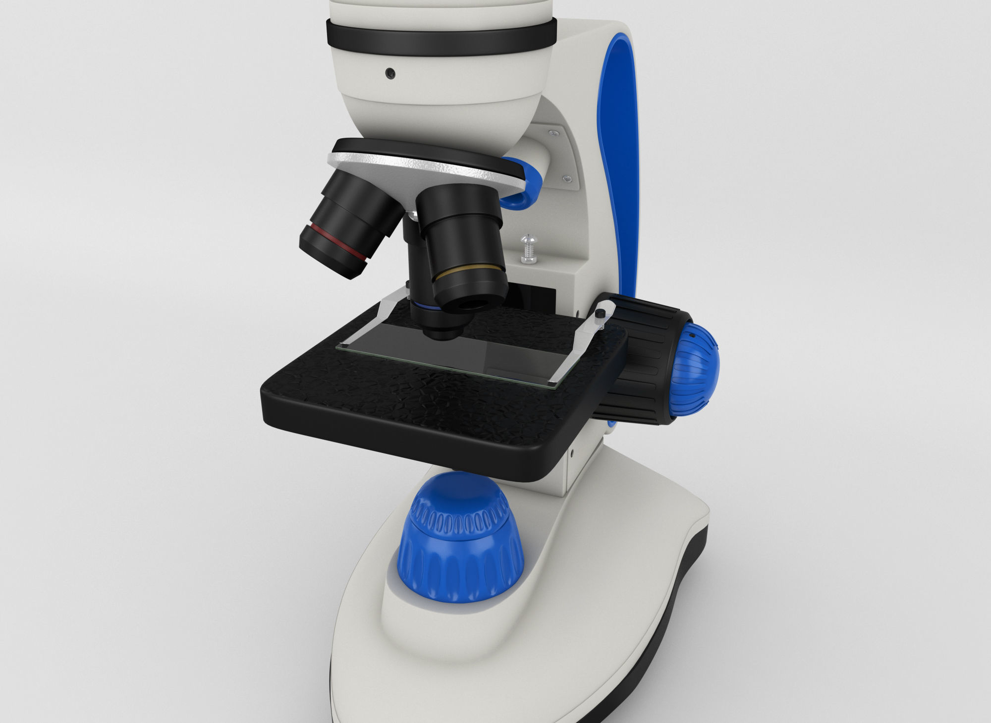 Optical Microscope 3D Model 3D model_2