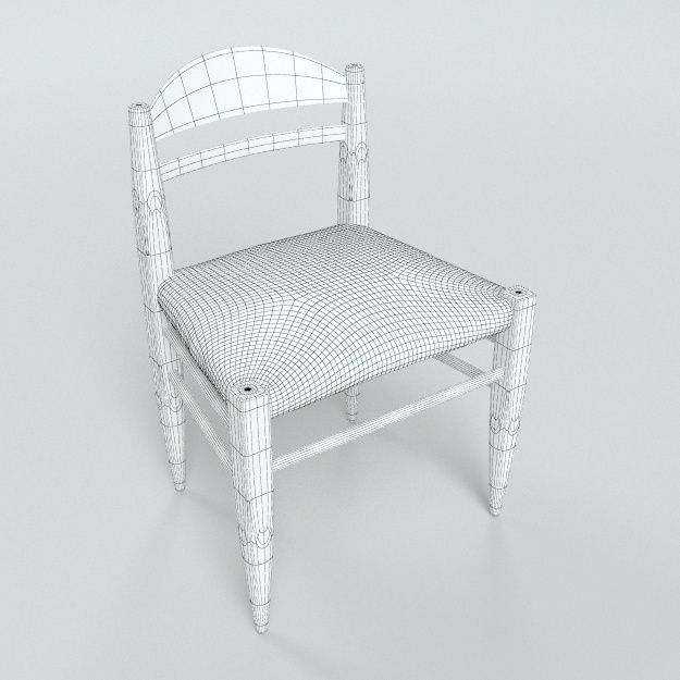 Billiani Vincent VG side chair 3D model_1