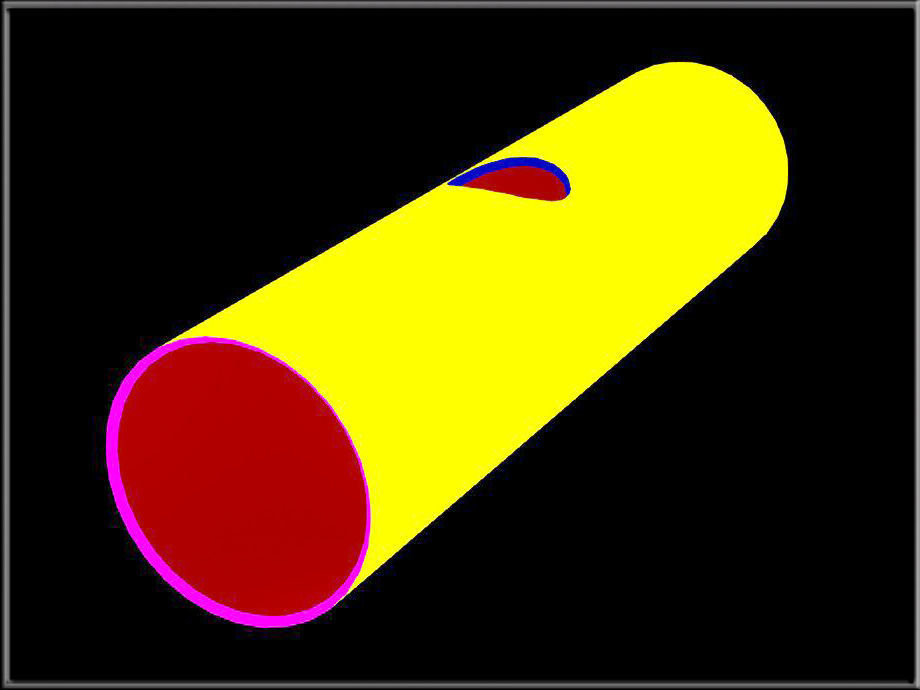 Pipe One Hole - Hollowed Low-poly 3D model_2